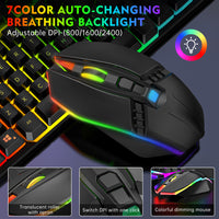 RAUKU R905 Wireless Keyboard and Mouse