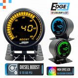 JRP Edge Digital Diesel Boost Gauge Kit 0-30 OR 0-60 PSI 52mm