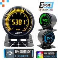 JRP Edge Digital Tachometer + RPM Shift Light Gauge 52mm